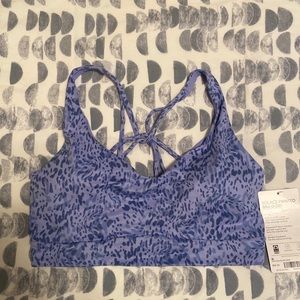 NWT Athleta Solace Printed Sports Bra S D-DD